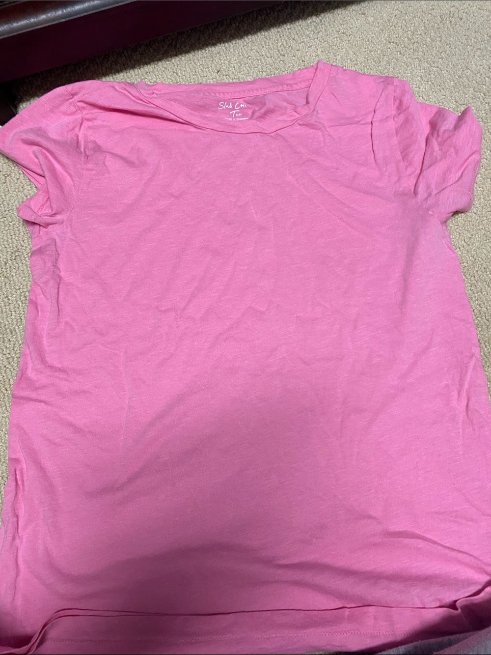 J. Crew Pink Short Sleeve Crewneck Tee